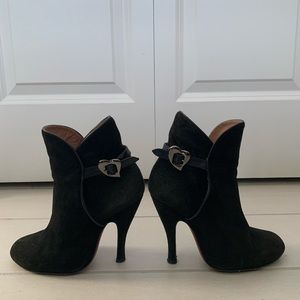 Vivienne Westwood black suede booties